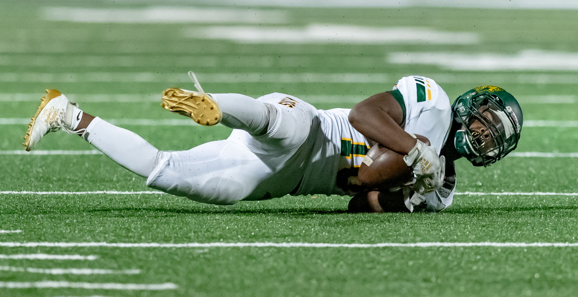 Friday night high school football action
